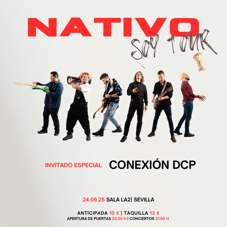 Concierto: Indíhena en Sala FunClub 1 El viernes 14 de noviembre de 2025 en la sala FunClub de Sevilla se celebrará un concierto de la banda Indíhena que interpreta versiones de temas del indie español.