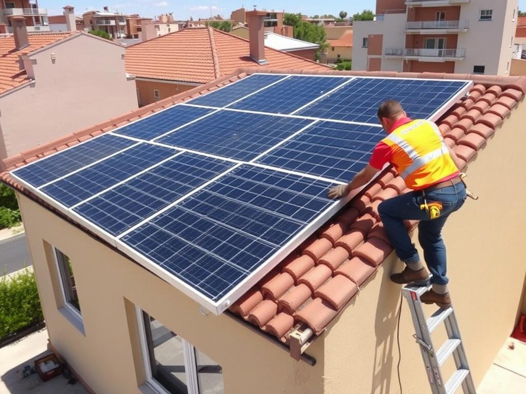 Instalación de paneles solares realizada por Electricista Sevilla Instalación de paneles solares realizada por Electricista Sevilla