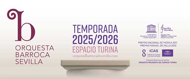 Concierto: cuarto de la temporada de la Orquesta Barroca de Sevilla 1 El domingo 22 de febrero de 2026 en el Espacio Turina de Sevilla se celebrará el cuarto concierto de la Orquesta Barroca de Sevilla (OBS), De nobles artificios.